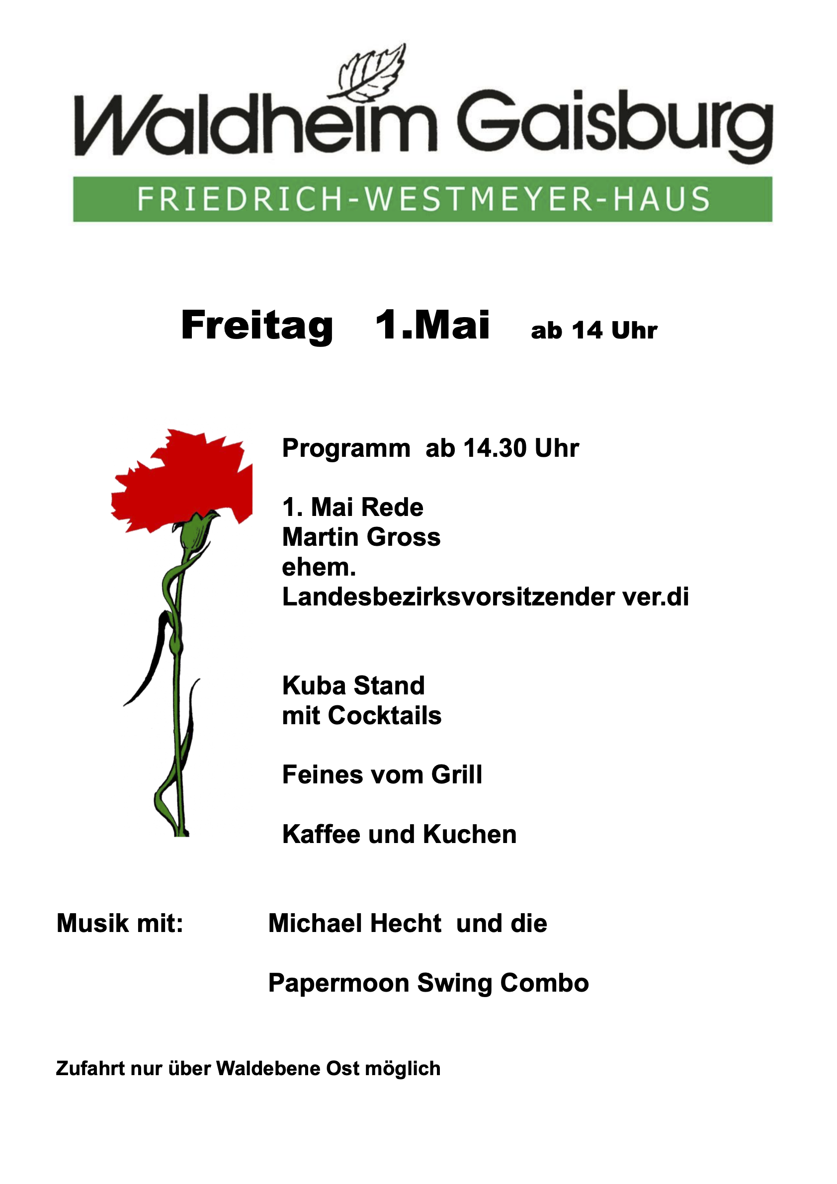 … und nach der Demo ins Waldheim Gaisburg!