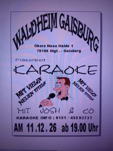 Plakat Karaoke