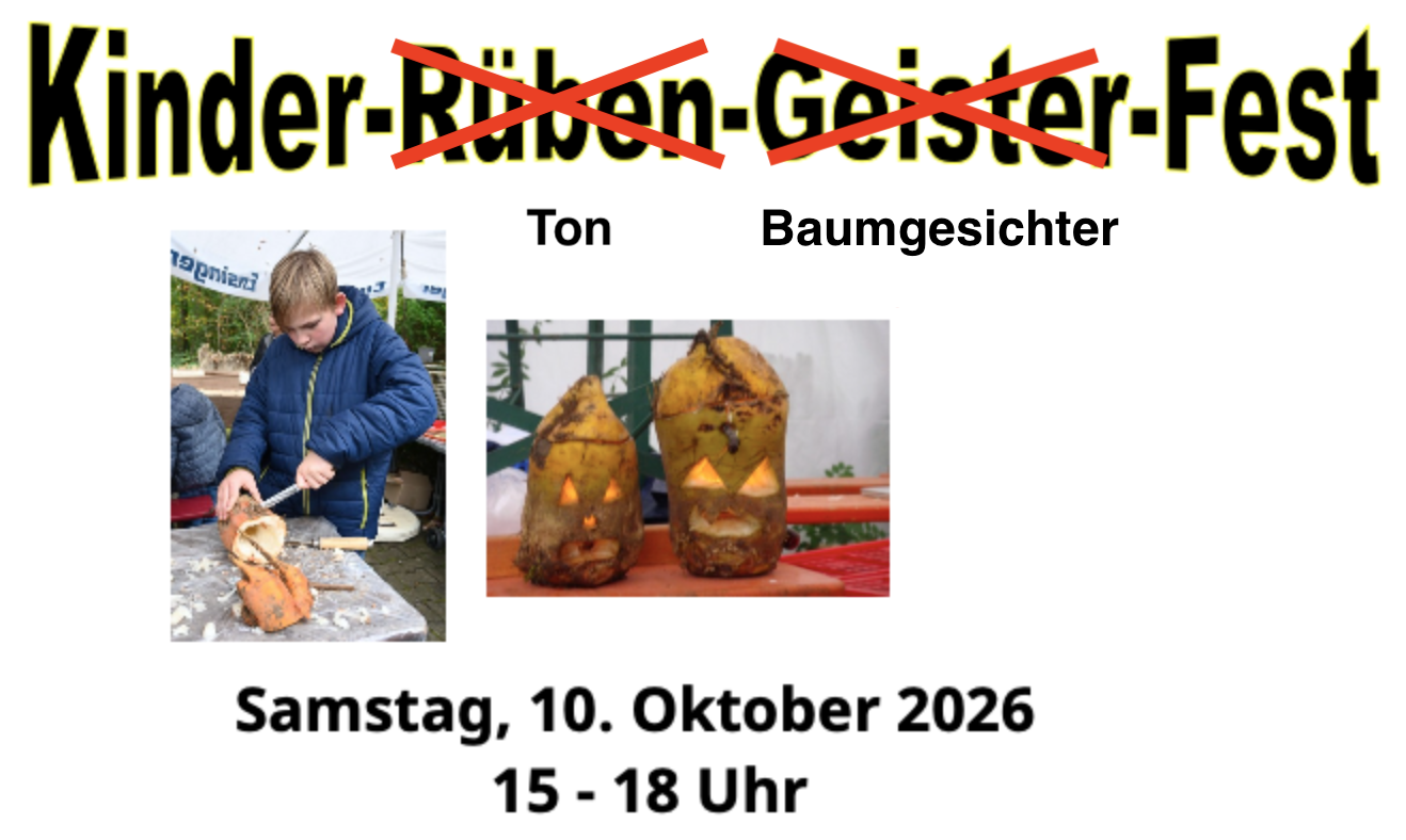 Kinder-Rüben-Geister-Fest