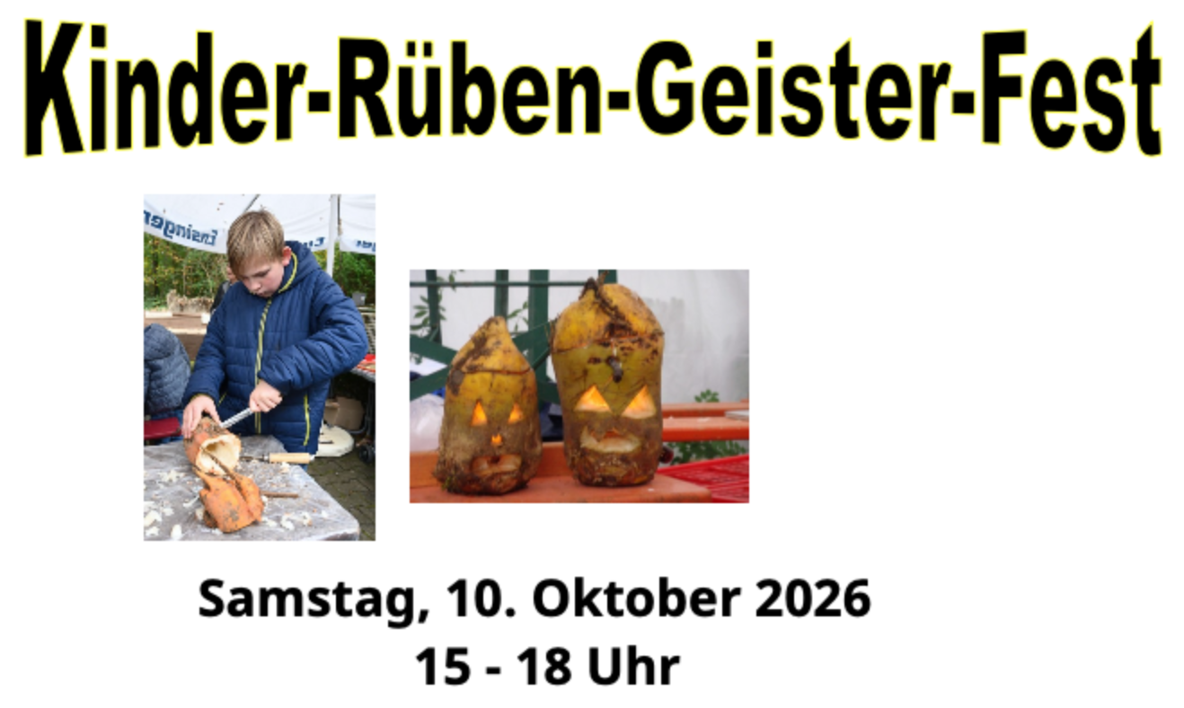 Kinder-Rüben-Geister-Fest